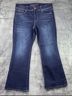 American Eagle Outfitters Dark Blue Flare Jeans